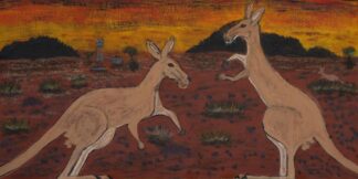 <br>Kangaroos fighting for territory - 162-26</br><br><i>Rodney Adams</i></br>